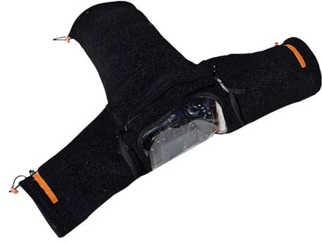 Manchon chauffant pour appareil photo, chauffe-objectif, manteau chaud pour appareil photo électrique avec 3 modes de chaleur, protection hivernale résistante au froid pour la photographie en plein