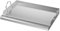 WUDLEP Stainless Steel Griddle, 23 x 16 Universal Flat Top Rectangular Plate, BBQ Charcoal/Gas Grill with 2 Handles and Grease Groove with Hole，Grills for Camping, Tailgating and Parties