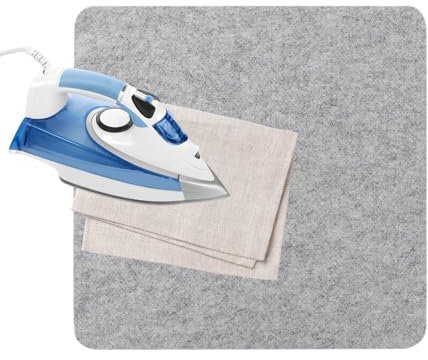 Pad di ferro in lana - tappetino da pressatura in feltro di lana, trapunta resistente al calore | Crafting del pad di lana pieghevole e uso di viaggio, tappetino da stiro compatto per cucito, patchwor