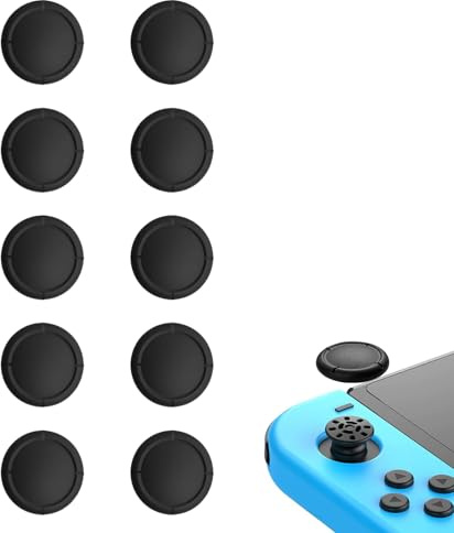 5paia Cappuccio di ricambio per joystick, Copri Levette Analogiche in Silicone per Joystick, Replacement Joystick Covers, Protezione Thumbsticks per Switch/Lite