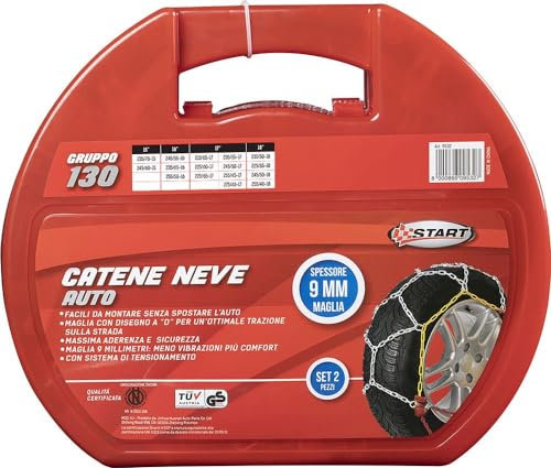 Start Ensemble de deux chaînes à neige de 9 mm Group 130