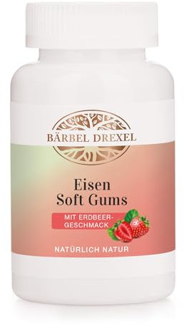 Eisen Soft Gums™ Eisen Gummies Vegan (60 Stk) Fruchtgummi mit Eisen Gummibärchen Mineralstoffe Haar Vitamine - Vitamin Gummies BÄRBEL DREXEL®