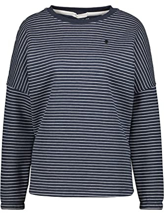 Alife and Kickin dam DeniseAK Z sweat sweatshirt dam sweatshirt crewneck tröja rund hals tröja XS-XXL, marin melange, L, Marinmelerad