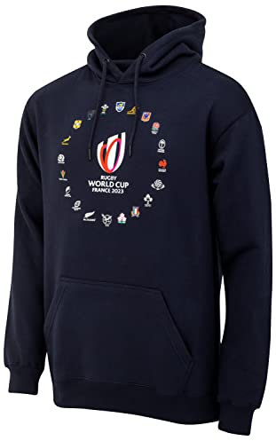 Rugby World Cup RWC 20 Nations Sweatshirt, offizielle Kollektion Rugby-Weltmeisterschaft 2023, Größe M