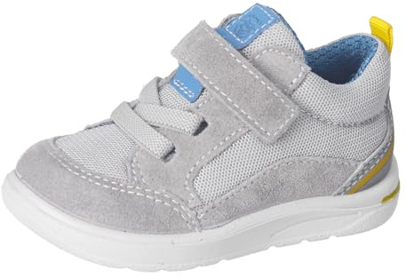 RICOSTA Stivali EBBO, scarpe per imparare a camminare, larghezza: media, suola allentata, Grafite Grigio Chiaro 450, 24 EU