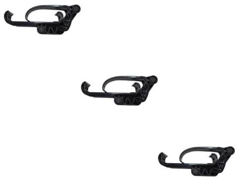 OSALADI 3St Halterung Klemme für Gamepad Gamepad-Zubehör Gamepad-Rack Regal für Spielkonsolen verstellbarer Ständer klemmbausteine verstellbarer Spielkonsolen-Clip Gaming-Zubehör Abs Black