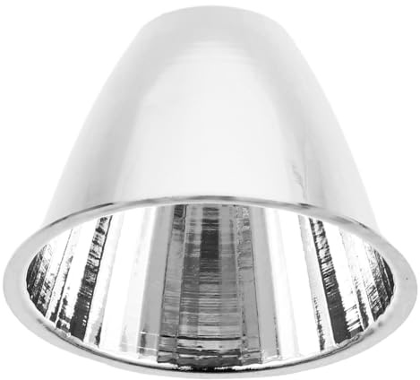Angoily Led Flashlight Reflector Cup Spotlight Replacement Reflector Accessory Part Metal Flashlight Cup Light Fixture Shade for Outdoor Camping 2.95X2.04X0.82 in