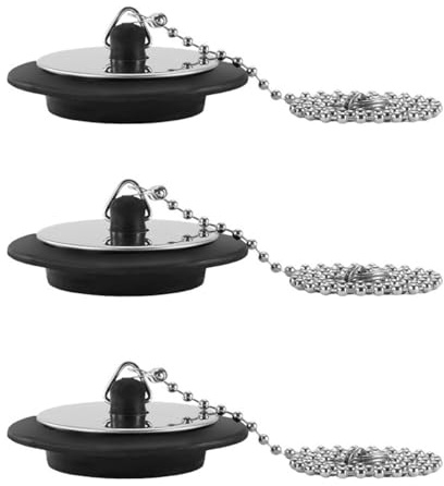 4 Piezas Con Enchufes De Bloqueo De Agua En Cadena, Tapones De Goma Impermeables, Sellados, Enjuague Duradero Y Acceso A Fugas, Adecuado Para Bañeras, Piscinas Y Baños.