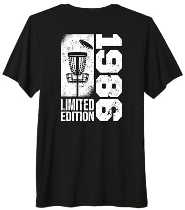 DiscGolf Disc-Golf-Joueur Anniversaire né en 1986 Disc-Golf T-Shirt Haut de Gamme