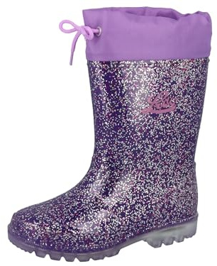 Lico Powerlight W Blinky, Botas de agua, Niñas, Morado (Lila/ Pink/ Silber), 35 EU