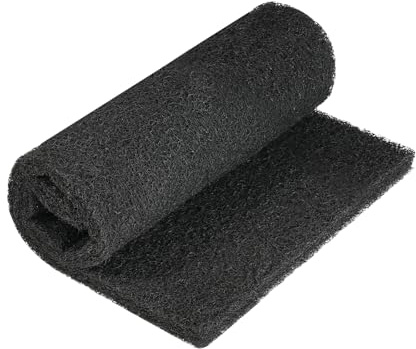 AQUANEAT Aquarium Activated Carbon Filter Media Pad for Fish Tank Pond Canister Filter (10.5 x 18)