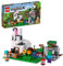 LEGO 21181 Minecraft The Rabbit Ranch House Farm Set, Animals Toy Kids, Boys And Girls Age 8 Plus With Tamer And Zombie Figures