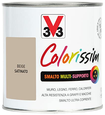 V33 Smalto Multisupporto Colorissim Beige 0,5 L