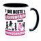 Die beste Erzieherin heißt Name Tasse personalisiert Danke Geschenk Kindergarten Abschiedsgeschenk für Erzieherinnen Tagesmutter Abschied Kita Dankeschön Weihnachten Kindergärtnerin Geburtstag Lustig