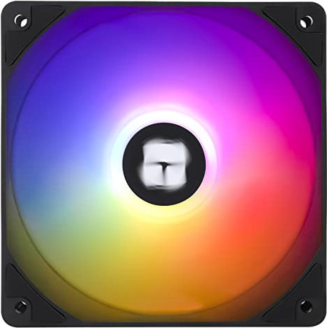 Thermalright TL-C12C-S - Ventola per CPU da 120 mm ARGB, ventola di raffreddamento a 4 pin PWM silenziosa con cuscinetto S-FDB incluso, fino a 1550 RPM, ventola ARGB