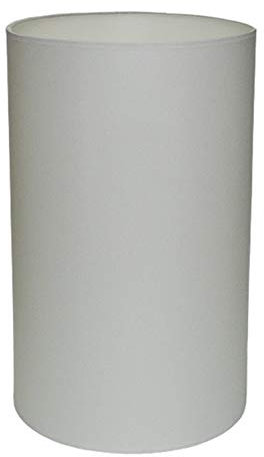 Lampenschirm 250x400 mm Durchmesser unten x Durchmesser oben x Höhe | Baumwolle weiß | Für E27-Lampenfassung (groß) | Lampenschirm 25 x 40 cm