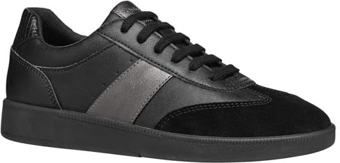 Geox Damen D MELEDA B Sneaker, Black, 40 EU