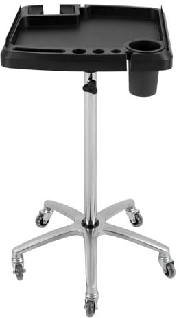 Haarverlängerungs-Werkzeugwagen, Salon-Tablett Höhenverstellbares, Beweglicher Friseurwagen, Salon Tablett Friseur Rolling Cart