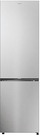 Candy Fresco 300 CNCQ2T620EX Frigorífico Combi, Capacidad 409L, Total No Frost Circle+, Cajón Verdulero, Control Electrónico de temperatura, 60cmx2m, Iluminación LED, Puerta Reversible, 38DB, Inox