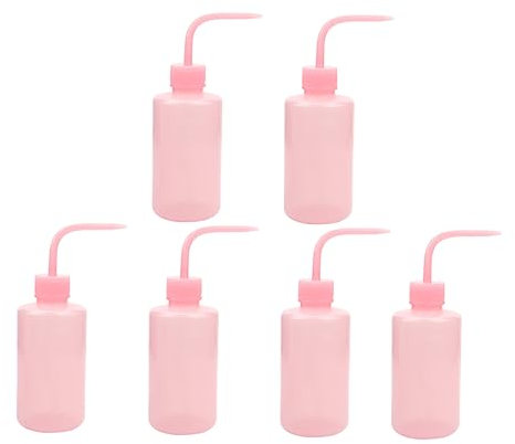 PLAFOPE Bottiglia Per Innaffiare Le Piante Da 250 Ml Per La Pulizia Delle Ciglia Confezione Da 6 Strumenti Per La Pulizia Delle Ciglia A Prova Di Perdite Design A Punta Stretta