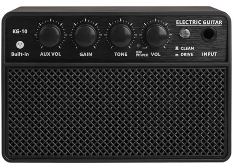 Sarini Elektrisk gitarr Bärbar Uppladdningsbar Bluetooth-högtalare Litet musikinstrument Ljud Elgitarrförstärkare Gitarrövningshögtalare