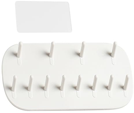 XINCHENG Wall Jewelry Hanger, Necklace Hanger Wall Mounted, Wardrobe Jewellery Organisers, Self-Adhesive Necklace Storage for Necklaces, Earrings, Bracelets