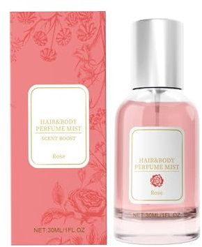 Pheromon Parfum Woman, Haarparfüm Damen, Nourishing and Hydrating Hair, Haarparfüm Für Frauen, Lang Anhaltender Pheromon Parfüm, Haar- Und Körperduft, Selbstvertrauen Stärken (Rose)