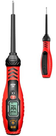 Stylo Détecteur de Tension, Détecteur Intelligent de Circuits Électriques, Tournevis Testeur Électricien Compact 2-en-1 avec Écran Numérique pour Usage Domestique et Industriel