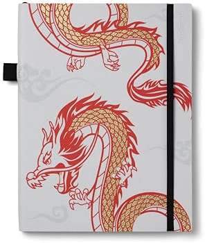 IF Bookaroo Bigger Things Carnet de notes Motif dragon guerrier