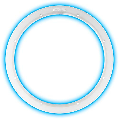 Kicker 47KLSR10 Car Marine Boat UTV Weather Proof Round 10 Sub LED Light Ring