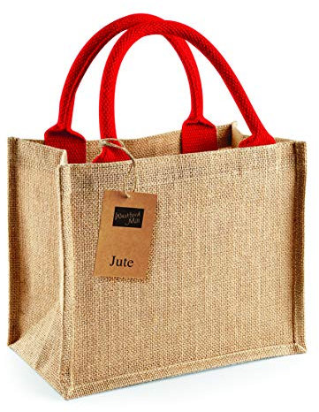 Westford Mill W412 Jute Mini Gift Bag