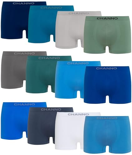 Channo Calzoncillos Niño de Licra Suave: 4-6 Años Bóxers para Adolescentes Jóvenes y Niños - Tallas 16 14 12 10 8 6 4 años Cómodos y Elásticos Pack Multicolor