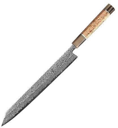 FBITE Giappone AUS-10 67 strati Damasco coltello sashimi giapponese salice filetto di pesce coltello sushi taglierina carne fetta di salmone forgiatura coltello