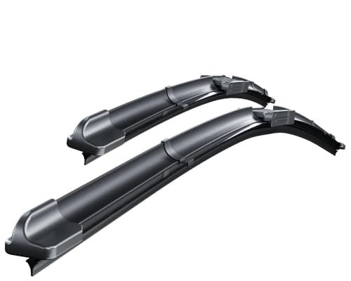 Mossa Vordere Scheibenwischer kompatibel mit Hyundai i30 III (12.2016- ) - flache Premium Wischerblätter