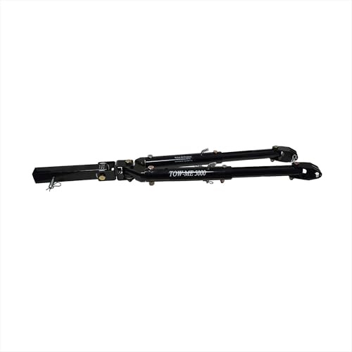 NSA RV - Tow Me 5000 Lightweight Tow Bar (5,000 lbs) - Steel/Aluminum, Manual Legs, Blue Ox Clevises, Made in USA