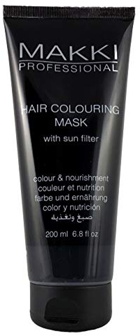 Makki halvpermanent hårfärg mask färg och näring brun/mörkbrun