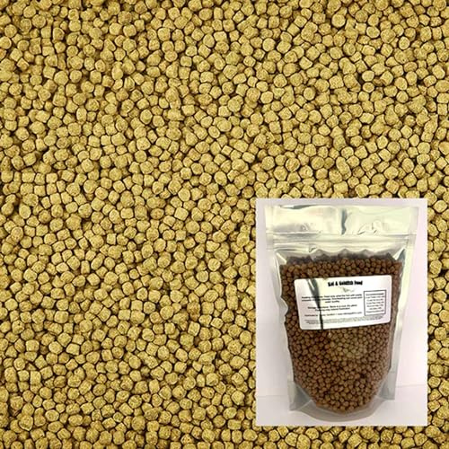 Toledo Goldfish Ornamental Live Goldfish and Koi Food for Ponds, Aquariums, and Tanks - Floating Pellets - 5mm 3 Lbs