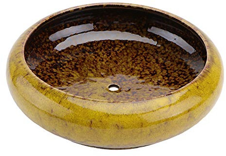 DOITOOL Ceramic Flower Pot 7 Inch Hydroponic Succulent Planter with Drainage Hole for Indoor Garden Office Decoration