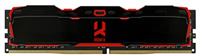 Goodram - IRDM X DDR4 RAM - 8GB 3200MHz CL16, DIMM - Dual/Single Rank - Low Profile Heatspreader - Für Gaming & Alltag - Verbesserte Kühlkörper, die Wärme ableiten - Schwarz
