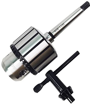 HFS(R) 13mm Woodturners Drill Chuck with MT1 Handle and Chuck Key