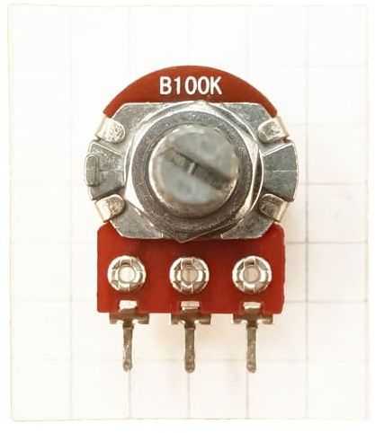 Center Click Detent Control Potentiometer Splined Shaft B Linear B (B100K)
