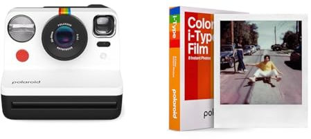 Polaroid Now Gen 2 Fotocamera Istantanea - Bianco e Nero & Pellicola Istantanea Colore per i-Type - 6000