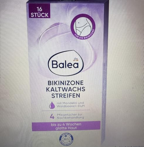 Balea Kaltwachsstreifen Bikinizone, 16 St