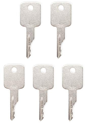 Lot de 5 clés de démarrage pour pelles Bobcat Case Skidsteer Ingersol Pollack Ditch Sorcière D250