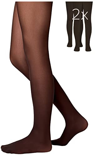 Conte elegant, flicka, prinsessa, snygga barnstrumpbyxor (2-pack), grafit, 128/134 cm
