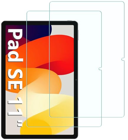 Joogee Lot de 2 Verre Trempé Compatible pour Xiaomi Redmi Pad SE 11 2023 Film Protection Écran Compatible pour Tablette Xiaomi Redmi Pad SE 11 9H Dureté Anti-Rayures sans Bulles Ultra-Clair