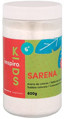 INNSPIRO Sable de couleur blanc 600 gr, pour décoration et artisanat
