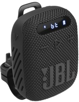 JBL Wind 3 FM Bluetooth Handlebar Speaker, Black