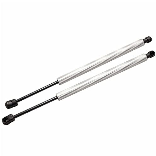 DZSQHDSAF Compatible para Toyota para Corolla E210 2018-2023 Capó Delantero Puntales De Gas De Fibra De Carbono Amortiguador Muelle neumático(Plata)