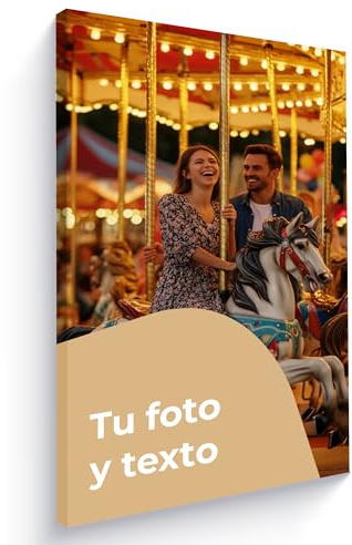 Cimpress Tableau sur Toile Personnalisé avec Photo ou Logo, 30 × 20 cm, Décoration Murale pour la Maison, le Bureau ou le Studio, Wall Art Moderne, Idée Unique pour la Famille et les Amis